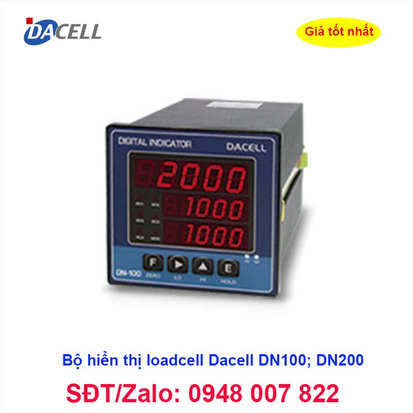 Bộ hiển thị loadcell Dacell DN100;DN200